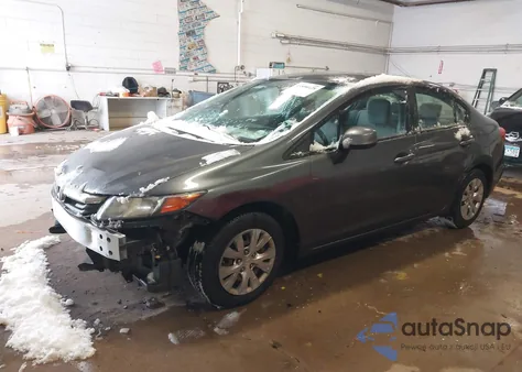 2012 Honda Civic Lx from USA, damaged, VIN 2HGFB2F51CH611658